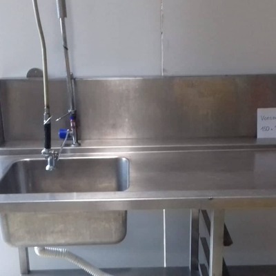 ../frankl24shop/Vorspültisch mit pendelbrause (Becken Links)